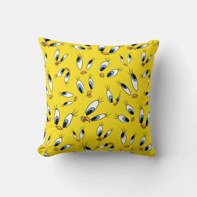 TWEETY™ Gesichtsmuster Kissen (Vorderseite)