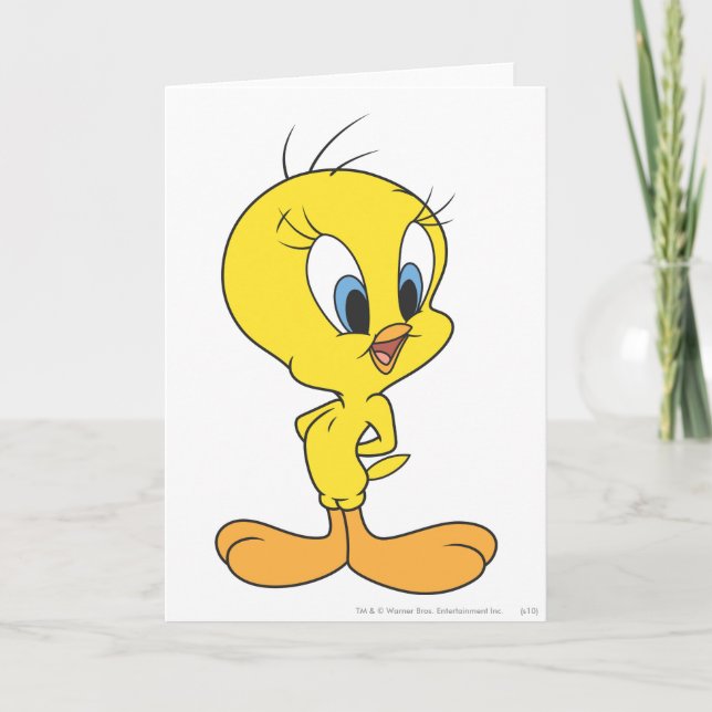Tweety Haha Karte (Vorderseite)