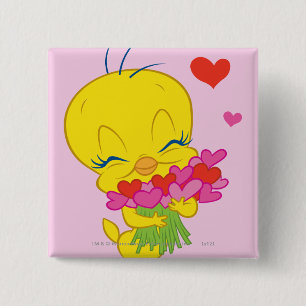 TWEETY™ Herzen Button