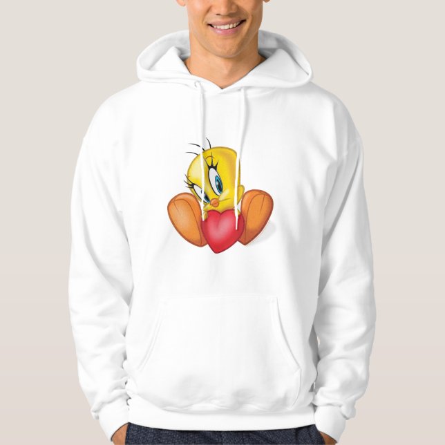 TWEETY™ Holding Heart Hoodie (Vorderseite)