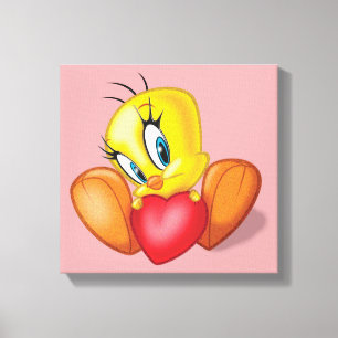 TWEETY™ Holding Heart Leinwanddruck