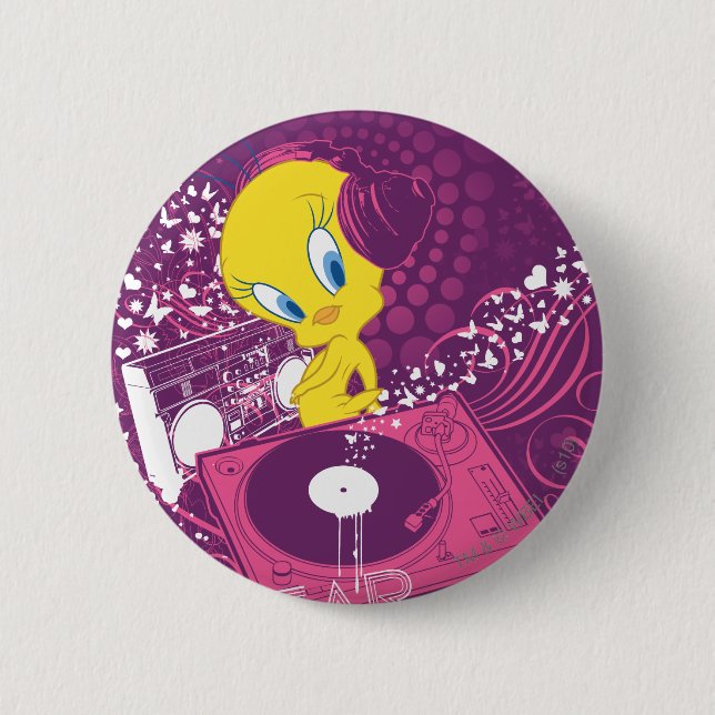 TWEETY™ "Hören Sie den Beat" Button (Vorderseite)