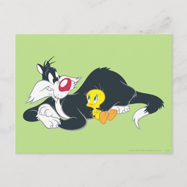 TWEETY™ In Aktion Pose 14 Postkarte (Vorderseite)