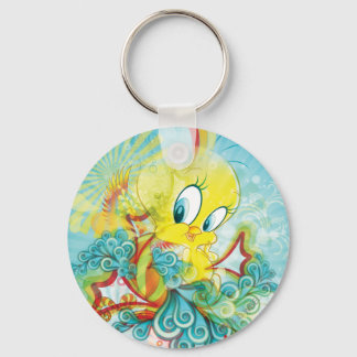 Tweety in Blue Wave Schlüsselanhänger