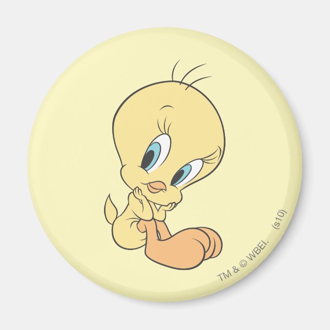 Tweety in Clouds Pose 9 Magnet (Vorne)