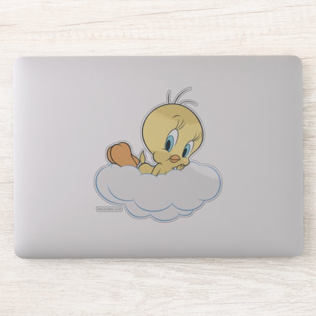 TWEETY™ in der Wolkendecke Pose Aufkleber (Computer)