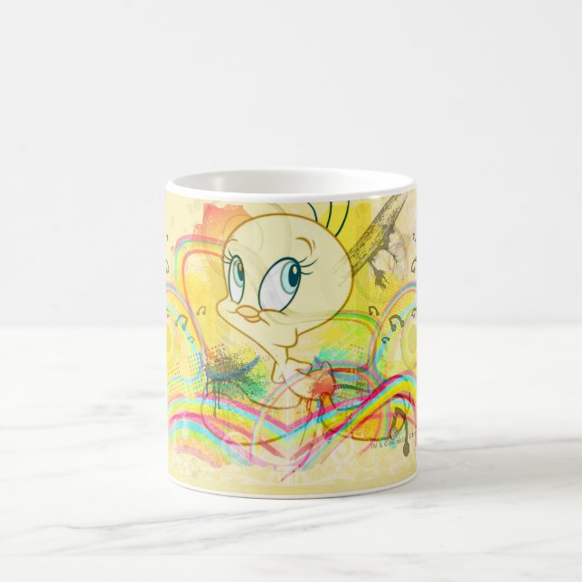 TWEETY™ In Regenbögen Kaffeetasse (Mittel)