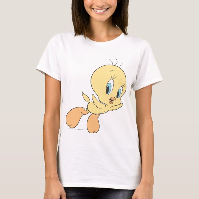 Tweety in the Clouds Pose 15 T-Shirt (Vorderseite)