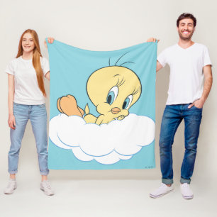 Tweety In The Clouds Pose 3 Fleecedecke