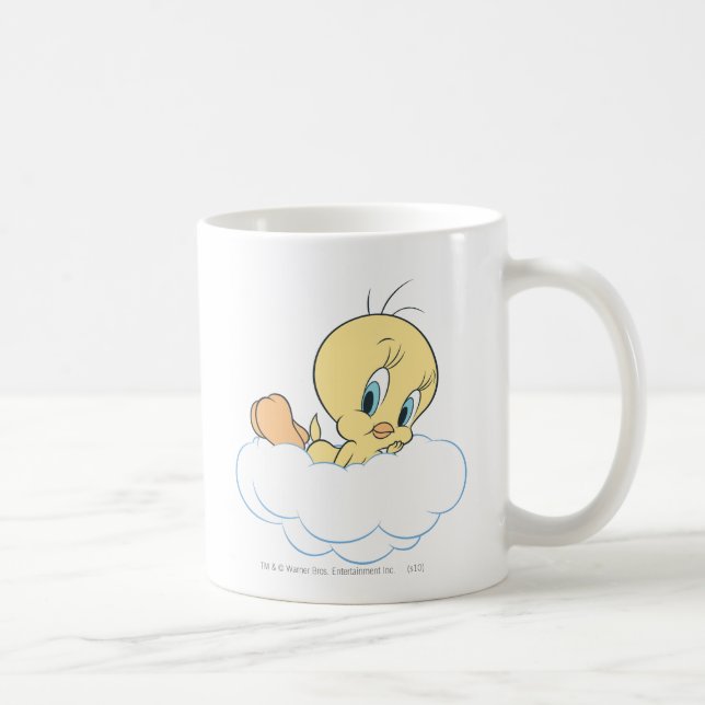 TWEETY™ in Wolken Pose 3 Kaffeetasse (Rechts)