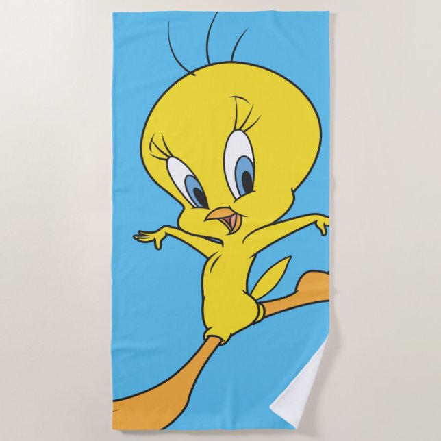 Tweety Landing Strandtuch (Vorderseite)