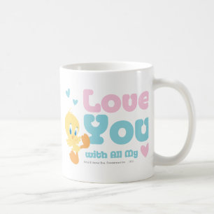 TWEETY™ "Liebe Sie mit allem Herzen" Kaffeetasse