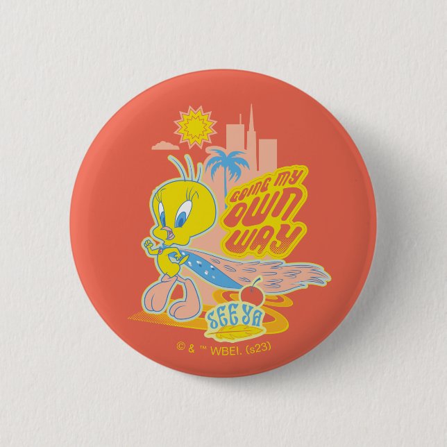 TWEETY™ - Meine eigene Richtung Button (Vorderseite)