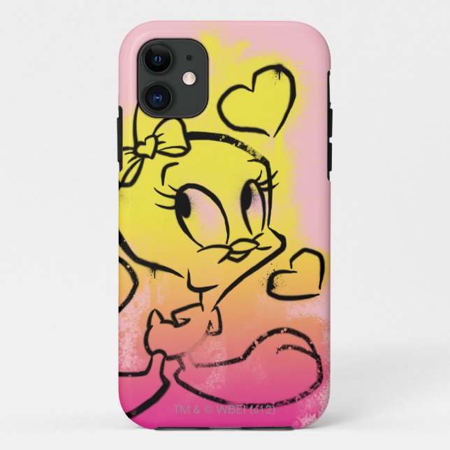 TWEETY™ mit Herz Case-Mate iPhone Hülle (Rückseite)