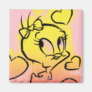 TWEETY™ mit Herz Magnet