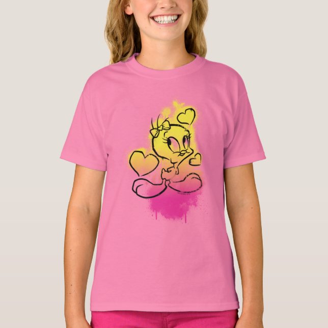 TWEETY™ mit Herz T-Shirt (Vorderseite)