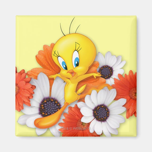 Tweety mit Milchprodukten Magnet (Vorne)