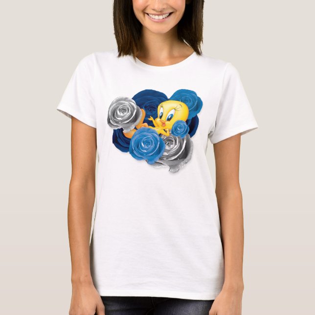 TWEETY™ mit Rose T-Shirt (Vorderseite)