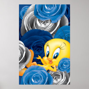 TWEETY™ mit Rosen Poster