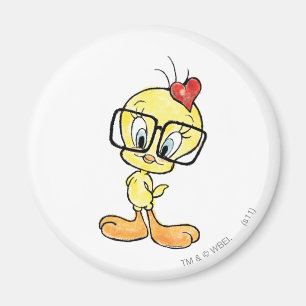 Tweety-Nerd Magnet