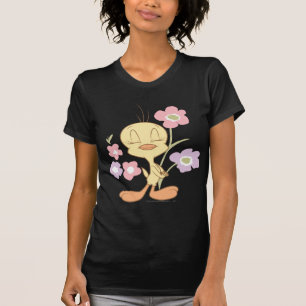 TWEETY™ Pink Purple Flowers T-Shirt