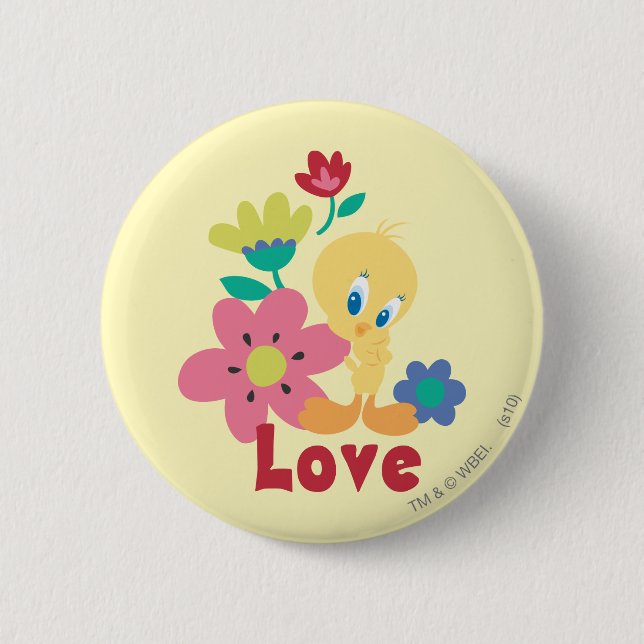 TWEETY™ Rote Liebe Button (Vorderseite)