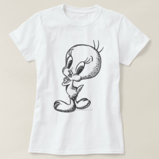 TWEETY™ Schönes Schwarz/Weiß T-Shirt