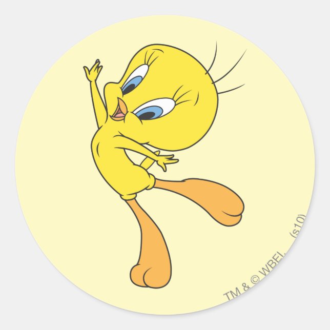 TWEETY™ See Me Fly Runder Aufkleber (Vorderseite)