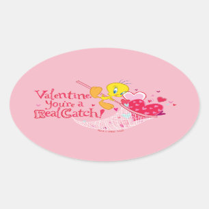 TWEETY™ - Sie sind ein echter Haken Ovaler Aufkleber