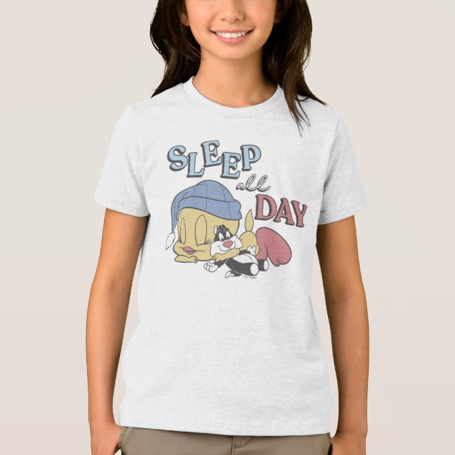 TWEETY™ Sleep All Day Tri-Blend Shirt (Vorderseite)