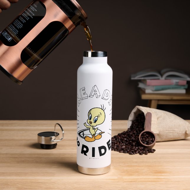 TWEETY™ Surfboard - Reitbereit Trinkflasche (Kaffee)
