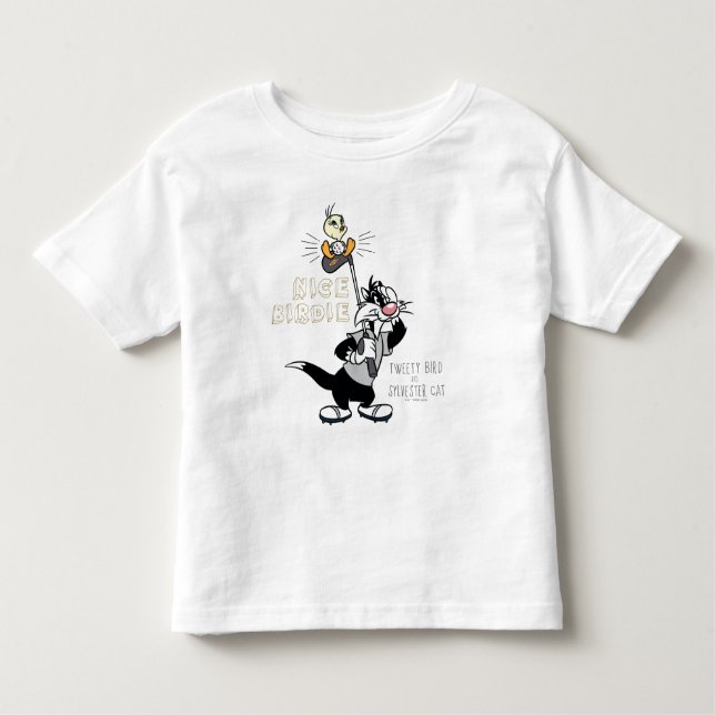 TWEETY™ & SYLVESTER™ Golfing - Nice Birdie Kleinkind T-shirt (Vorderseite)