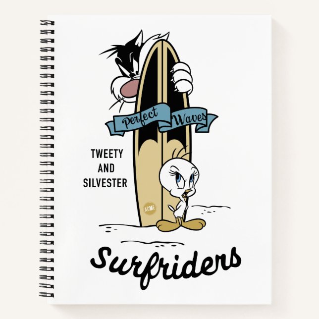 TWEETY™ & SYLVESTER™-Kühler Notizbuch (Vorderseite)