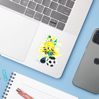 TWEETY™ Team Brasil Fußball-Grafik Aufkleber