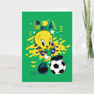 TWEETY™ Team Brasil Fußball-Grafik Karte