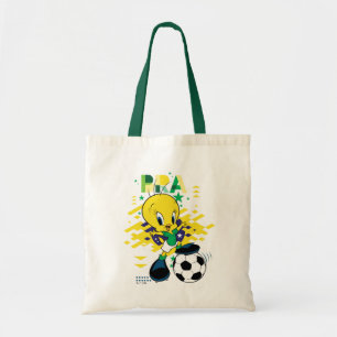 TWEETY™ Team Brasil Fußball-Grafik Tragetasche