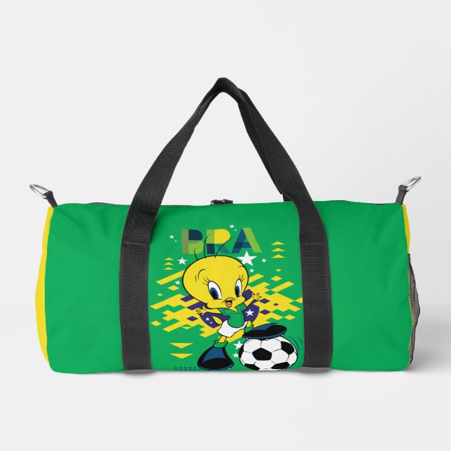 TWEETY™ Team Brazil Soccer Graphic Duffle Bag (Vorderseite)