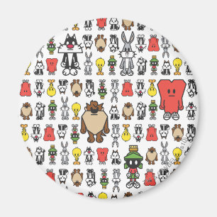 TWEETY™ und Freunde stilisieren Magnet