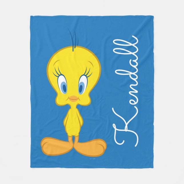 TWEETY™ | Unschuldiger kleiner Vogel Fleecedecke (Vorderseite)