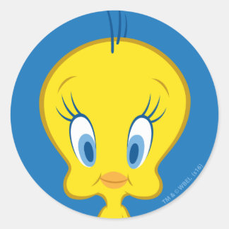 TWEETY™ | Unschuldiger kleiner Vogel Runder Aufkleber