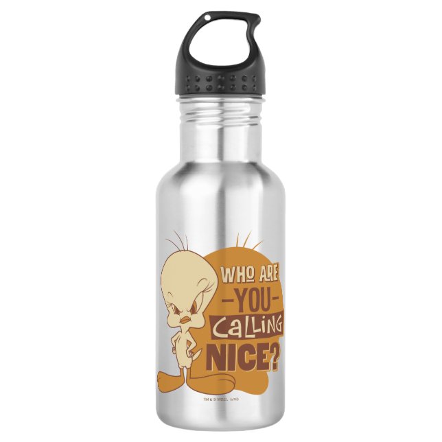 TWEETY™- Wer nennst du Nizza? Trinkflasche (Vorderseite)