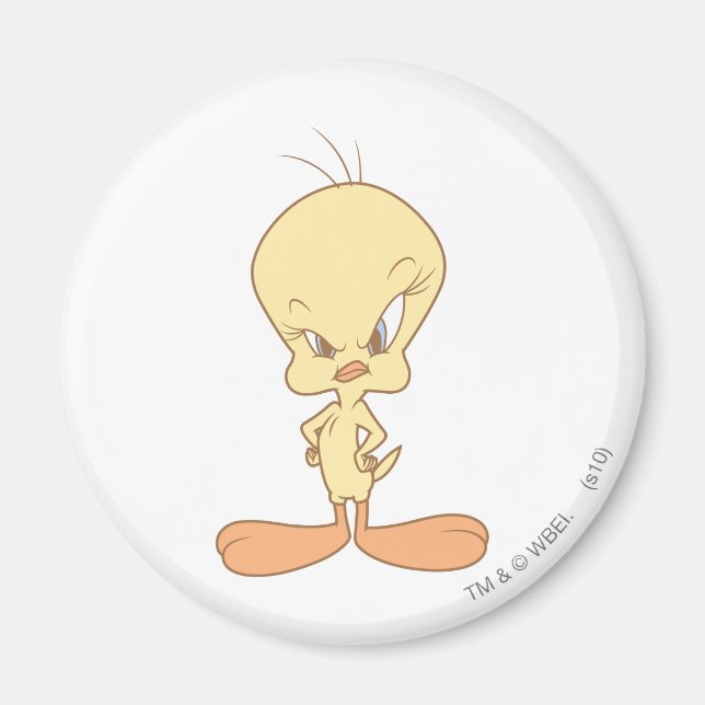 Tweety Wütend Magnet (Vorne)