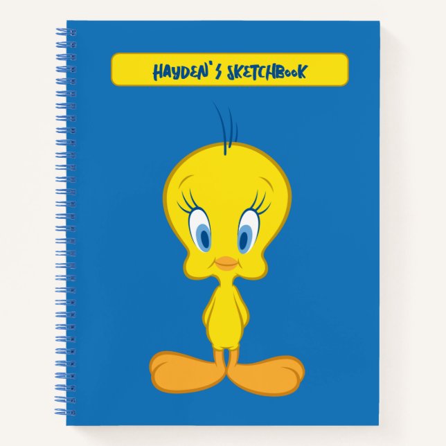 TWEETY™ | Zeichnend unschuldiger kleiner Vogel Notizbuch (Vorderseite)