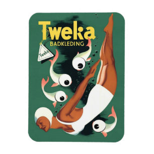 Tweka-Badeanzug aus den 50er Jahren Magnet