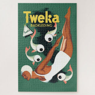 Tweka-Badeanzug aus den 50er Jahren Puzzle