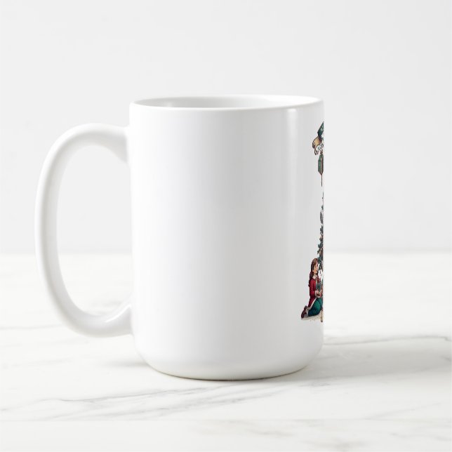 Twelve Days of Christmas T-Shirt, Ornate Gift Tree Kaffeetasse (Links)