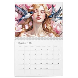 Twelve Shades of Her – Watercolor Calendar 2026 Kalender