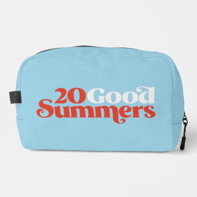Twenty Good Summers Waschbeutel (Vorderseite)