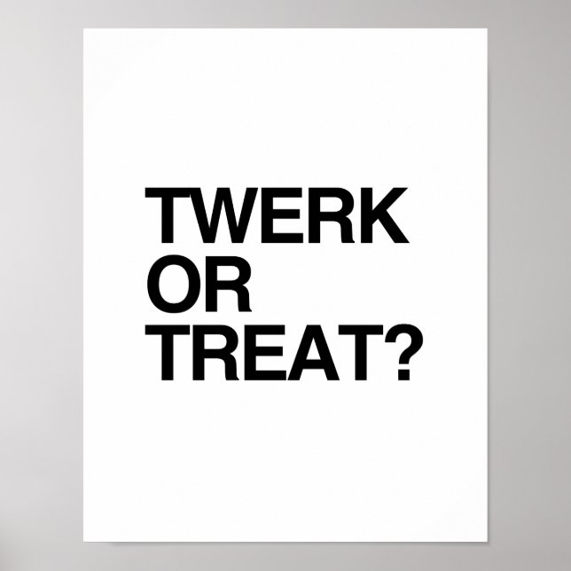 TWERK ODER LECKEREI POSTER (Vorne)