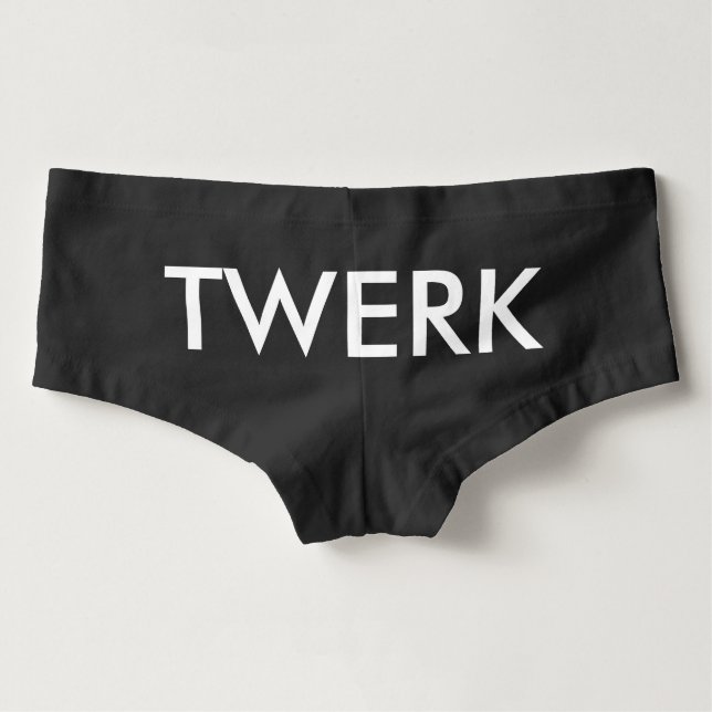 TWERK SCHWARZE HOTPANTS (Rückseite)